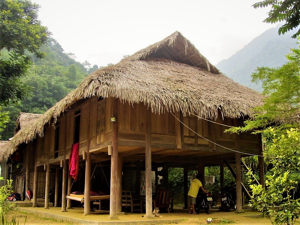 Wood and thatch homestay, Pu Luong Nature Reserve, Vietnam
