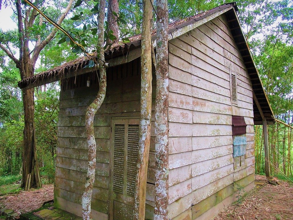 A wooden cabin at Phuong Boi forest, Thich Nhat Hanh's retreat, Vietnam