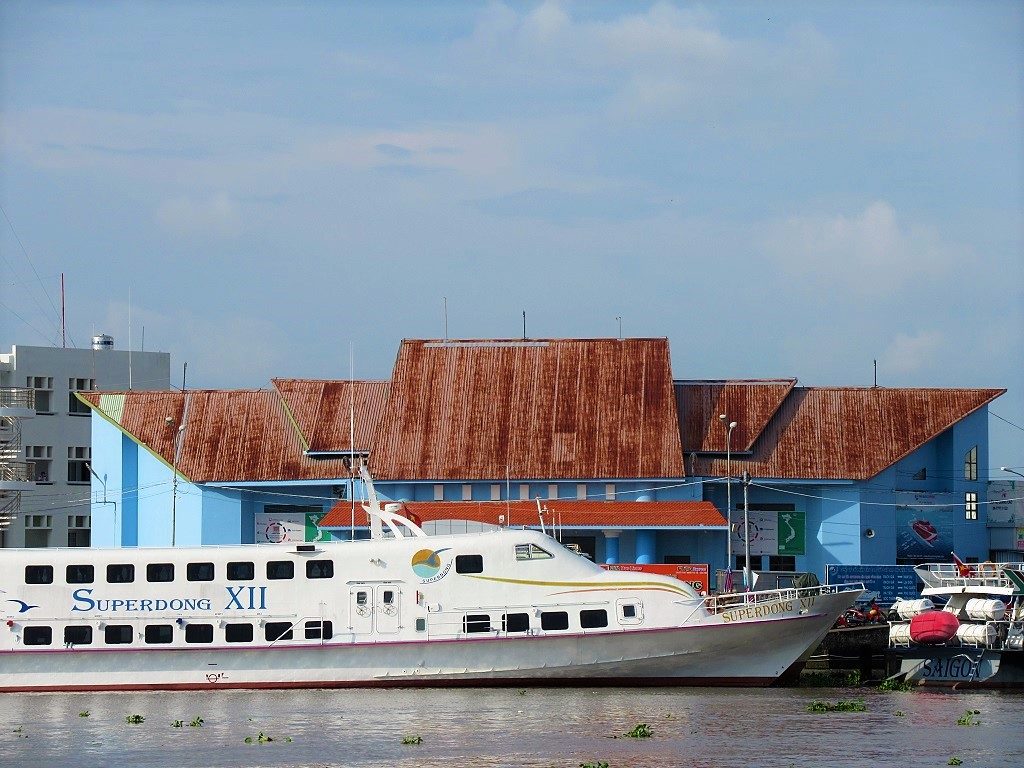 The port at Rach Gia, Vietnam