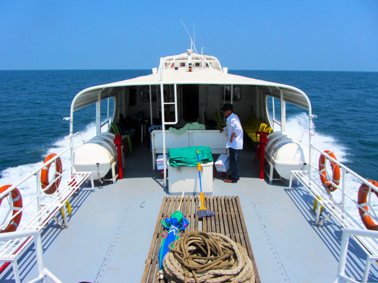 Phu Quoc Island by Boat, Passengers, Motorbikes and Cars