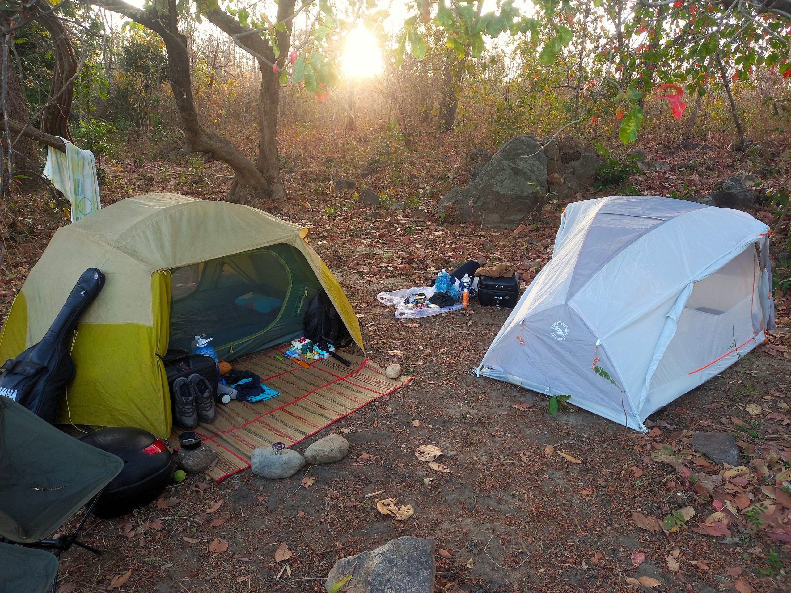 Wild Camping on Lòng Sông River, Vietnam