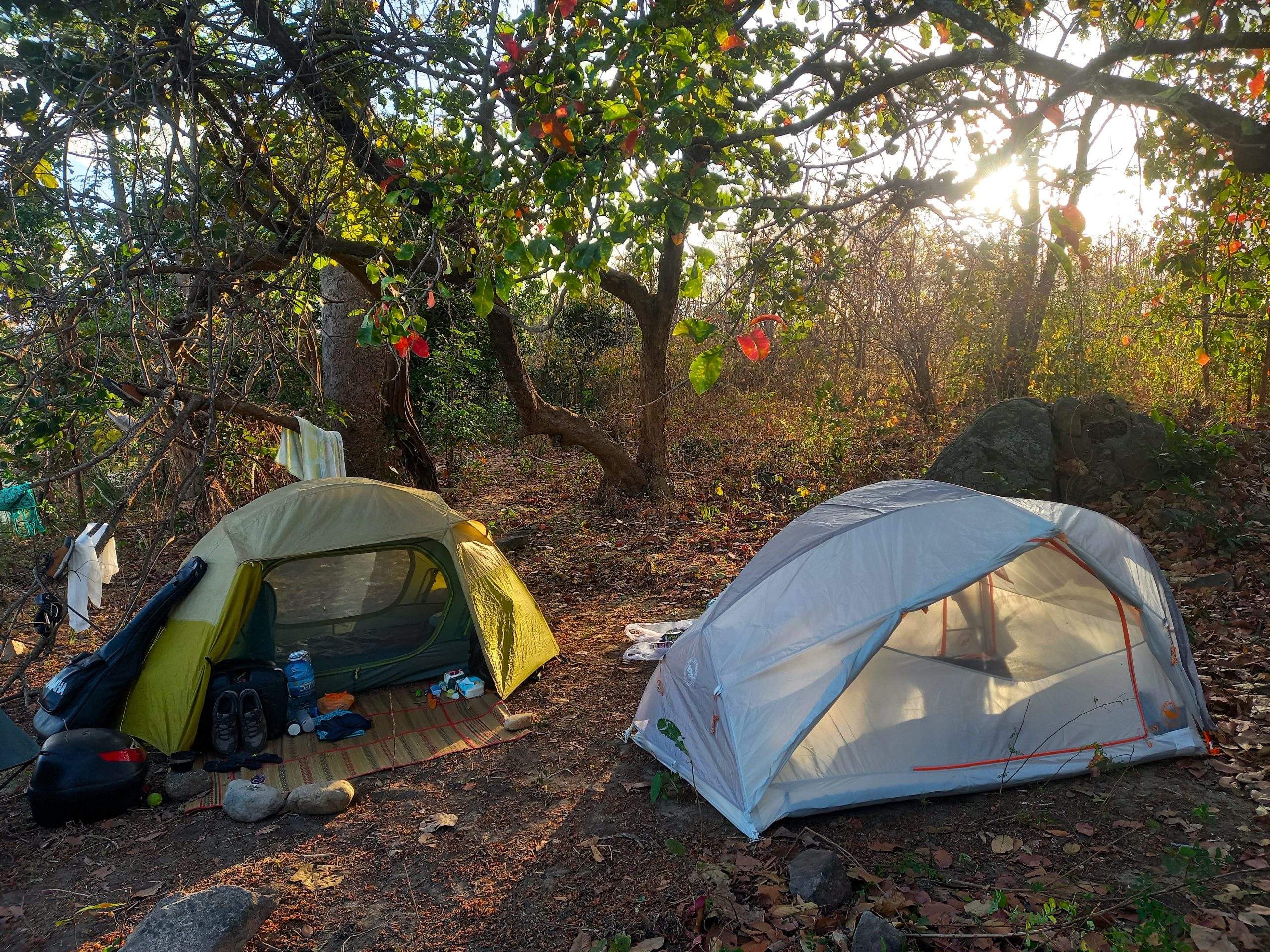 Wild Camping on Lòng Sông River, Vietnam